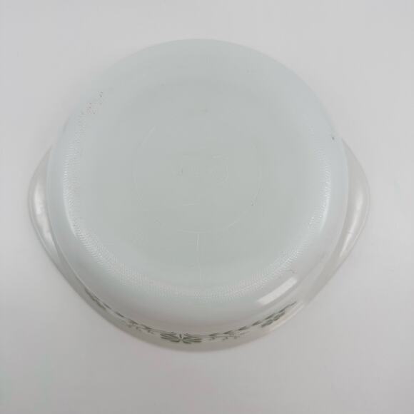 Vintage Glassbake J235 1Qt Casserole W/Lid And 1.5Qt Baker No Lid 2 Floral Bowls - Picture 11 of 12